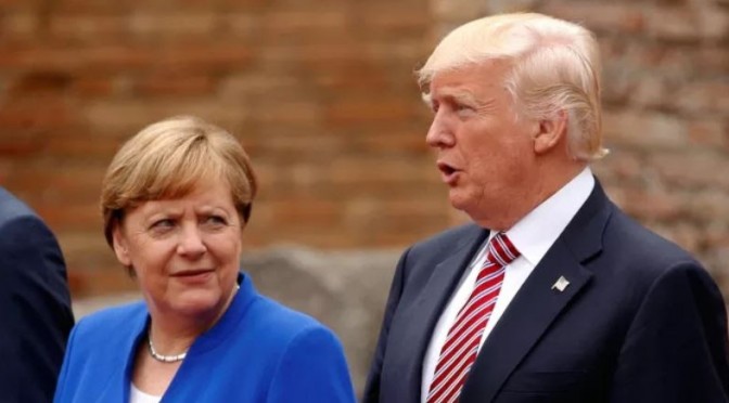 Merkel dà lezioni di storia a Trump